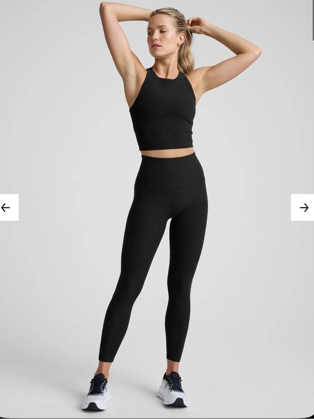 Beyond Yoga Spacedye Caught In The Midi High Waisted Legging- Darkest Night- M